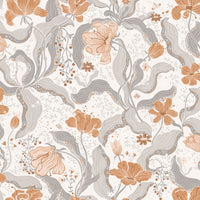 Bodri Tulip Garden Wallpaper Wallpaper A-Street Prints Double Roll Grey 
