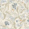 Bodri Tulip Garden Wallpaper Wallpaper A-Street Prints Double Roll Light Blue 