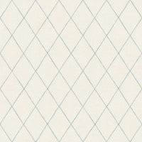Rhombus Geometric Wallpaper Wallpaper A-Street Prints Double Roll Blue 