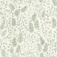 Isha Leaf Wallpaper Wallpaper A-Street Prints Double Roll Green 