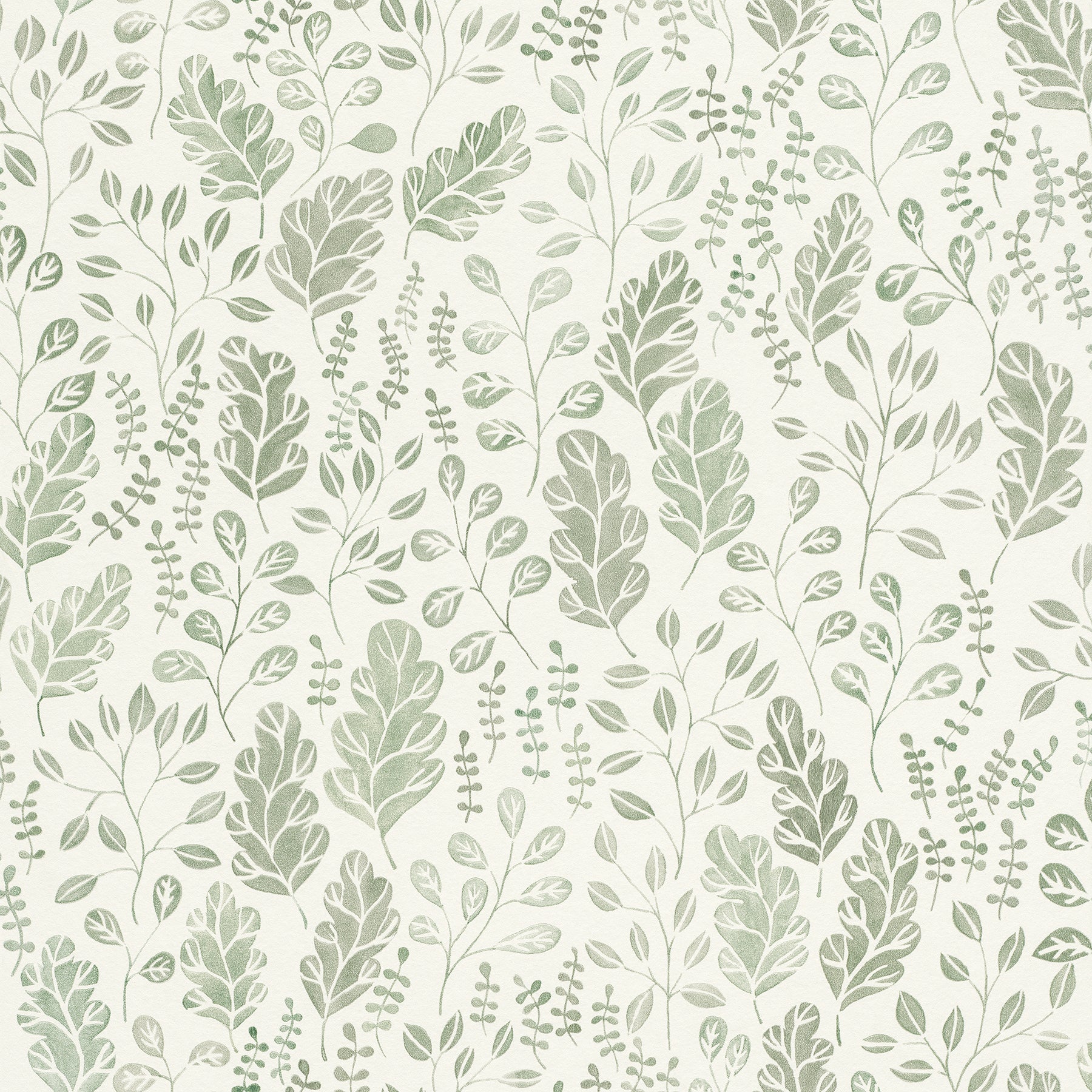 Isha Leaf Wallpaper Wallpaper A-Street Prints Double Roll Green 