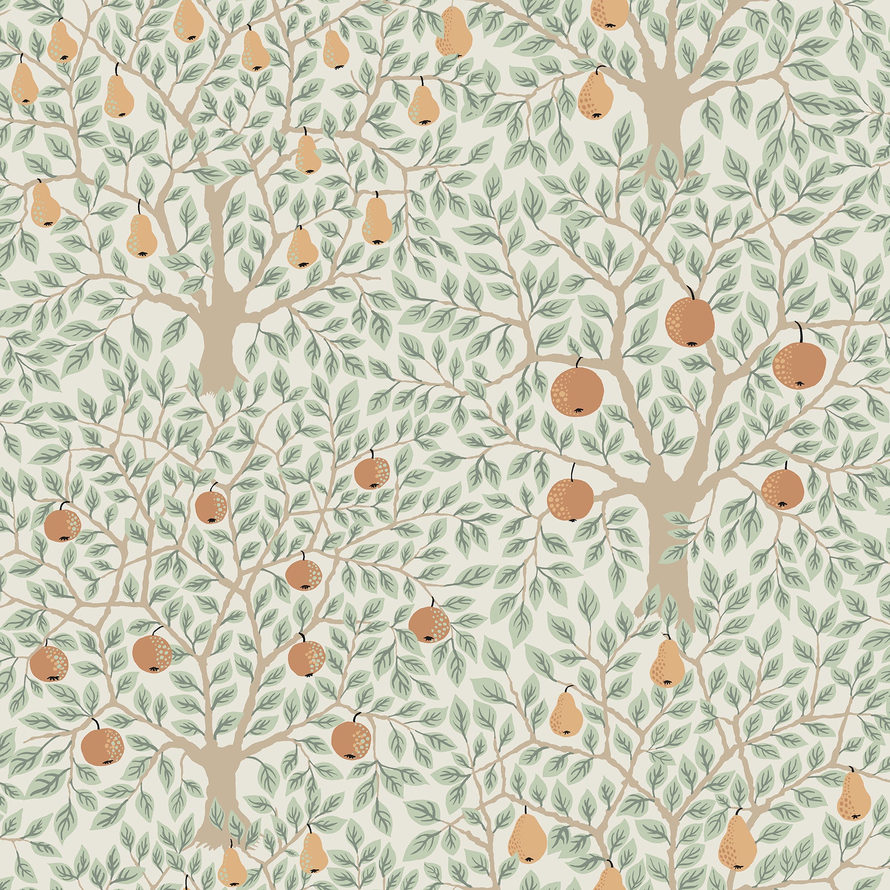 Pomona Fruit Tree Wallpaper Wallpaper A-Street Prints Double Roll Multicolor 