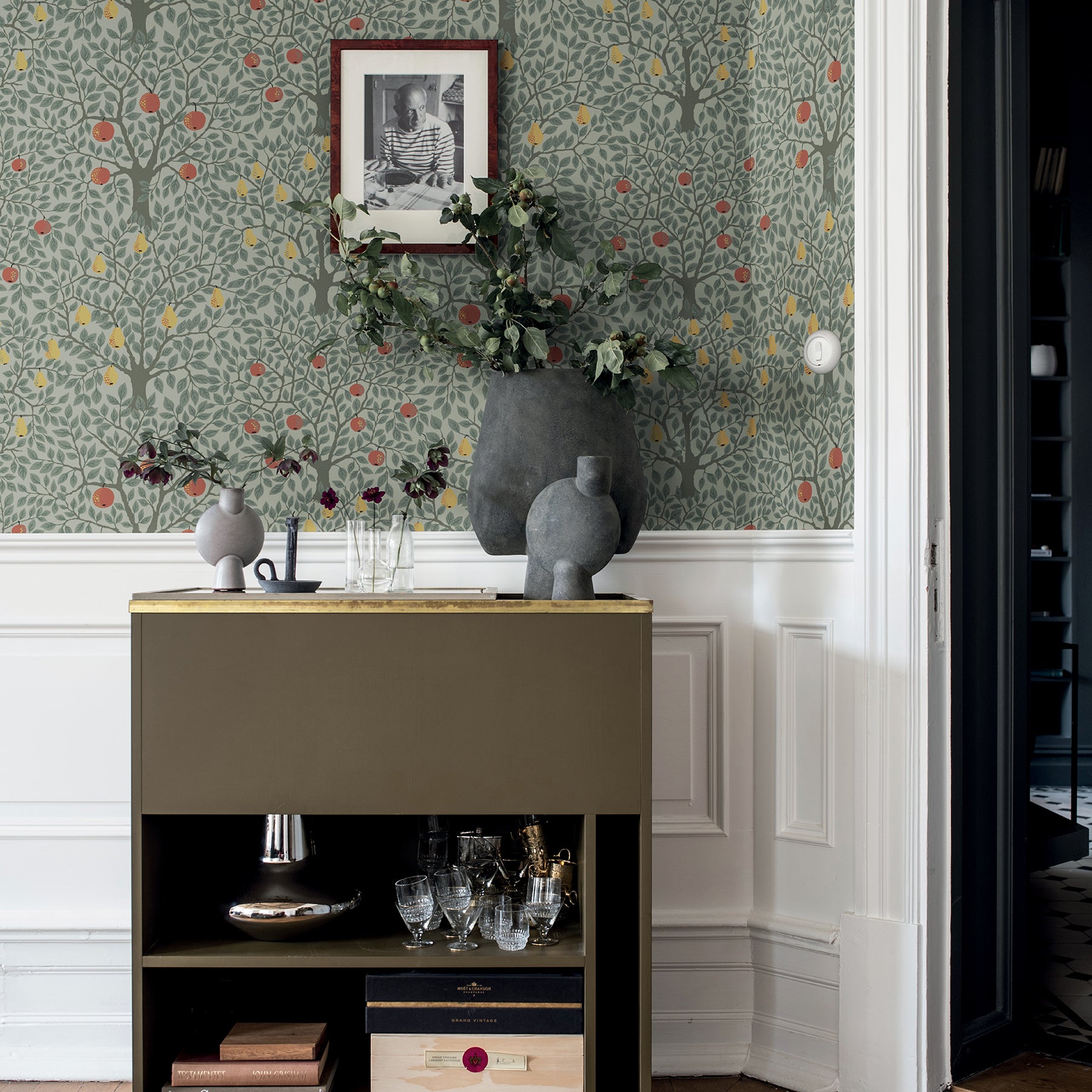 Pomona Fruit Tree Wallpaper Wallpaper A-Street Prints   