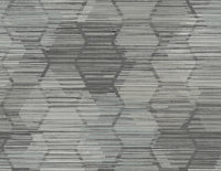 Jabari Geometric Faux Grassclot Wallpaper A-Street Prints Double Roll Charcoal 