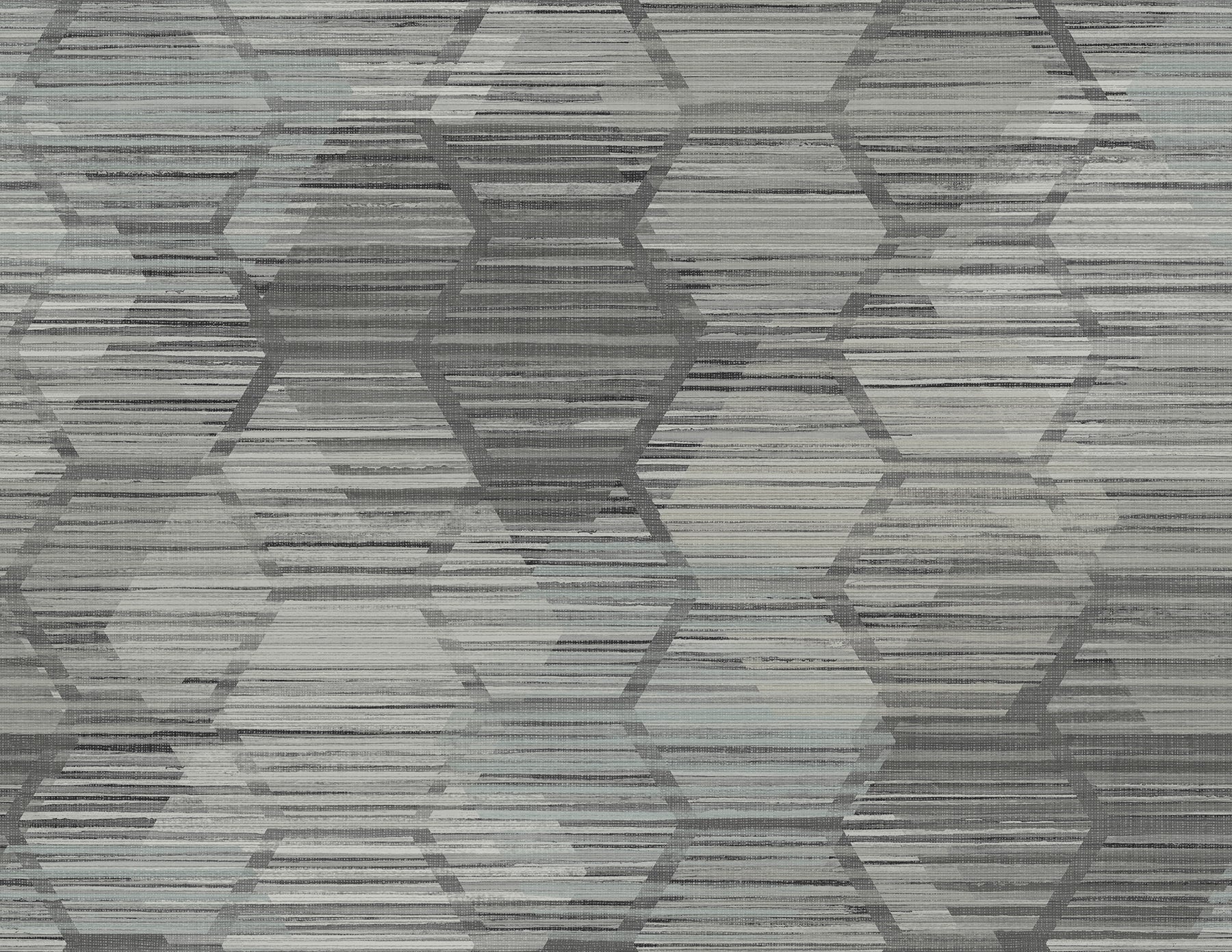 Jabari Geometric Faux Grassclot Wallpaper A-Street Prints Double Roll Charcoal 