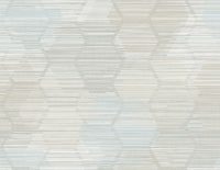 Jabari Geometric Faux Grassclot Wallpaper A-Street Prints Double Roll Grey 