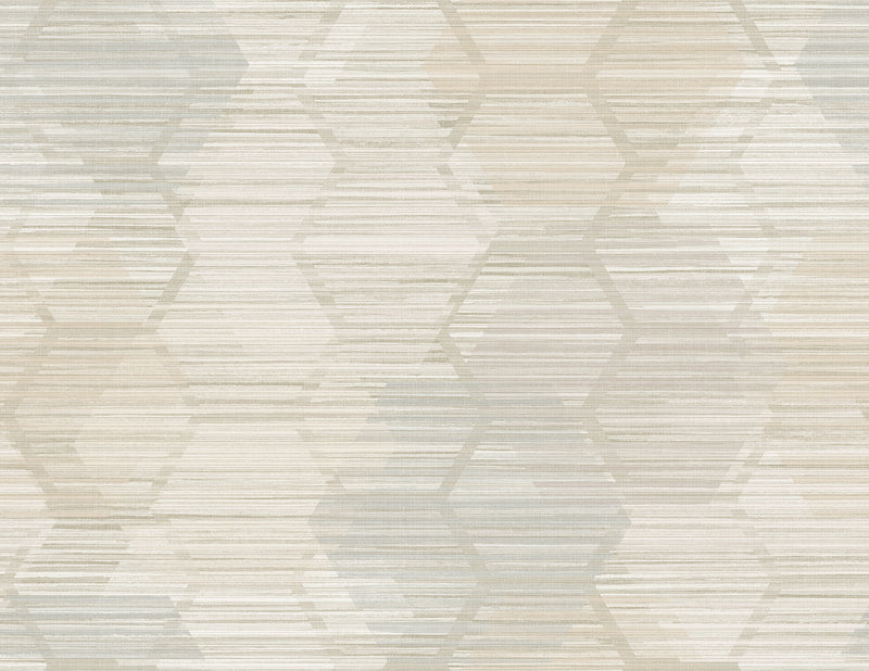 Jabari Geometric Faux Grassclot Wallpaper A-Street Prints Double Roll Wheat 