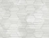 Jabari Geometric Faux Grassclot Wallpaper A-Street Prints Double Roll Light Grey 
