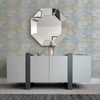 Jabari Geometric Faux Grassclot Wallpaper A-Street Prints   