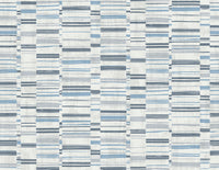 Fresnaye Linen Stripe Wallpaper Wallpaper A-Street Prints Double Roll Blue 