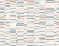 Fresnaye Linen Stripe Wallpaper Wallpaper A-Street Prints Double Roll Light Blue 