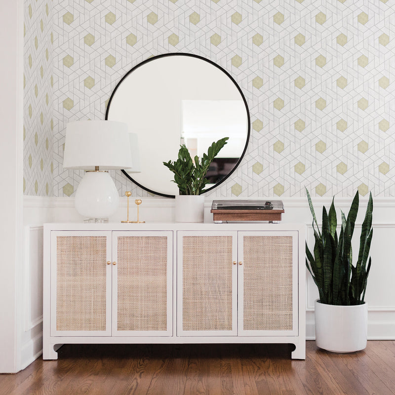 Granada Geometric Wallpaper Wallpaper A-Street Prints   