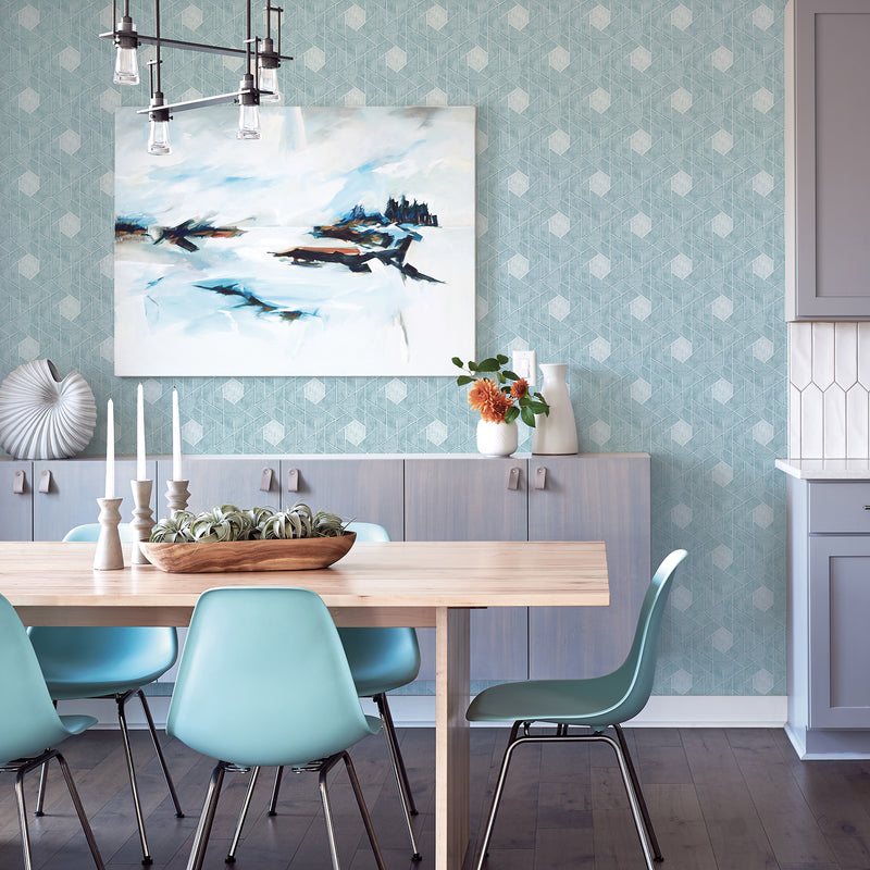 Granada Geometric Wallpaper Wallpaper A-Street Prints   