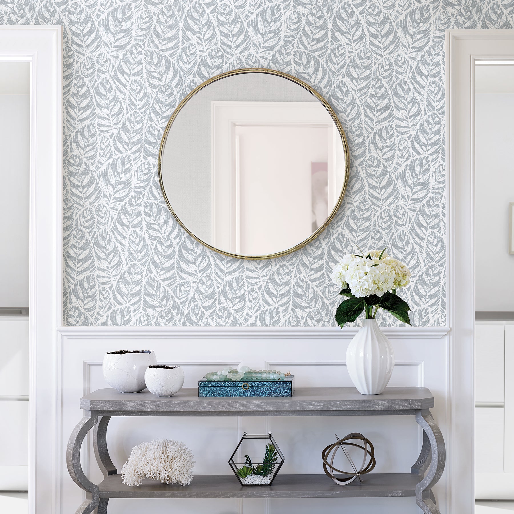 Del Mar Light Botanical Wallpaper Wallpaper A-Street Prints   