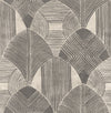 Westport Coffee Geometric Wallpaper Wallpaper A-Street Prints Double Roll Charcoal 