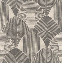 Westport Coffee Geometric Wallpaper Wallpaper A-Street Prints Double Roll Charcoal 
