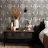Westport Coffee Geometric Wallpaper Wallpaper A-Street Prints   