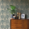 Westport Coffee Geometric Wallpaper Wallpaper A-Street Prints   