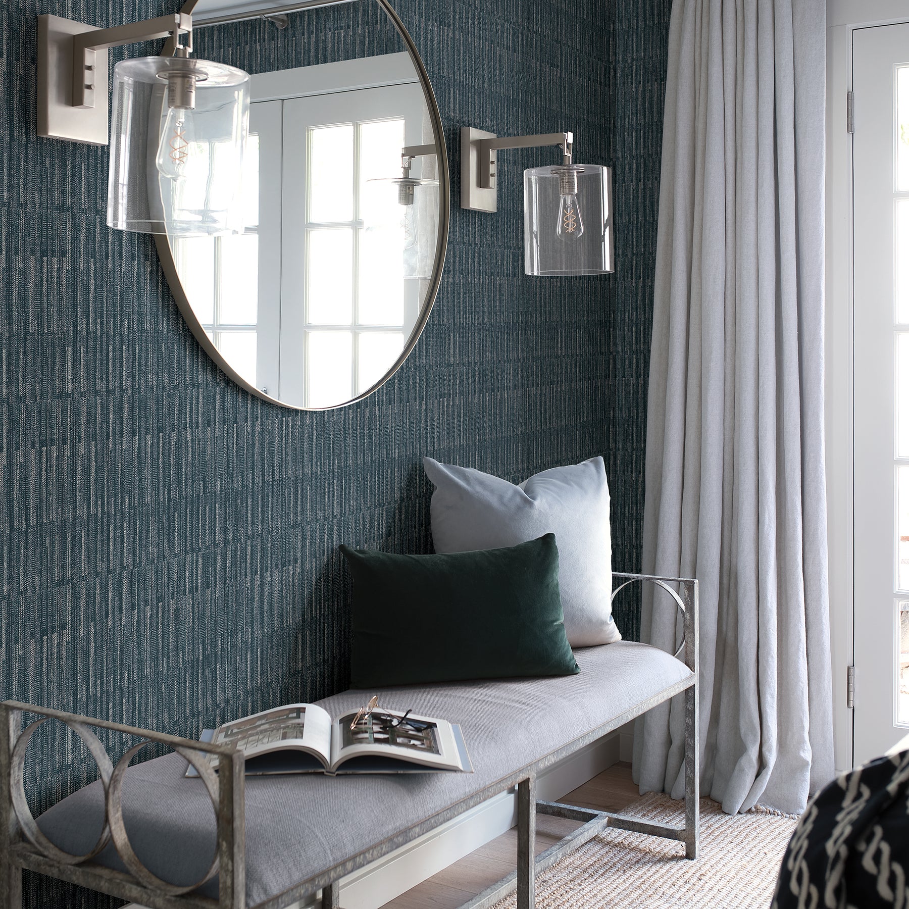 Brixton Light Texture Wallpaper Wallpaper A-Street Prints   