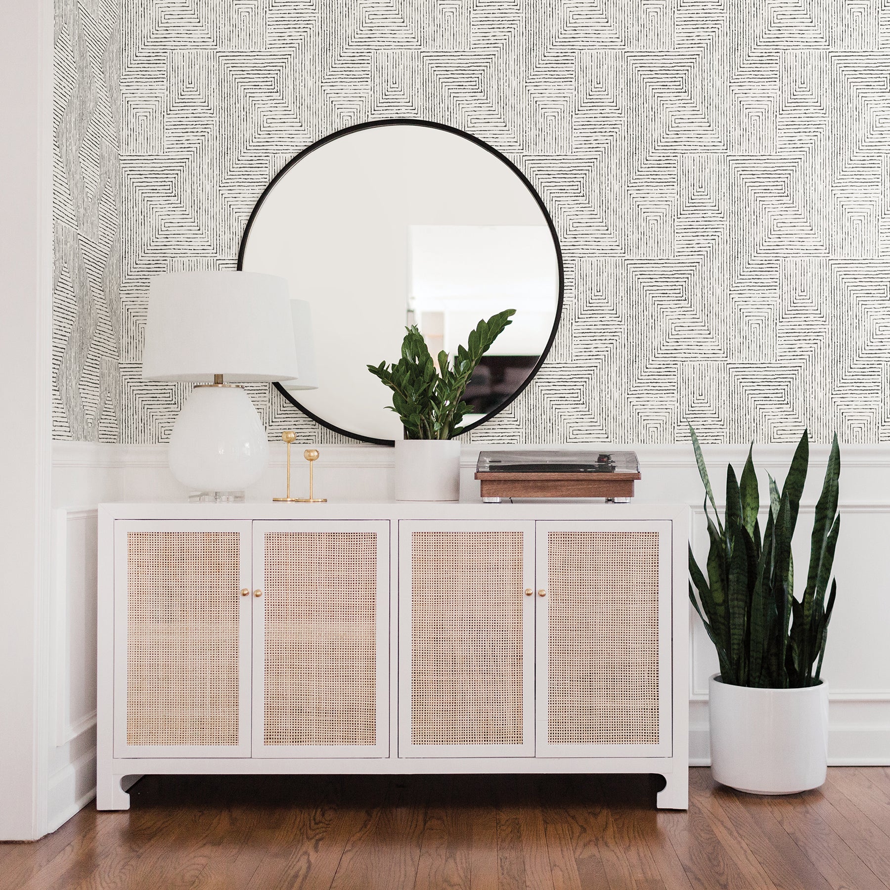 Merritt Geometric Wallpaper Wallpaper A-Street Prints   