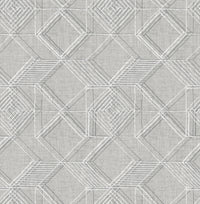 Moki Wallpaper Wallpaper A-Street Prints Double Roll Grey 