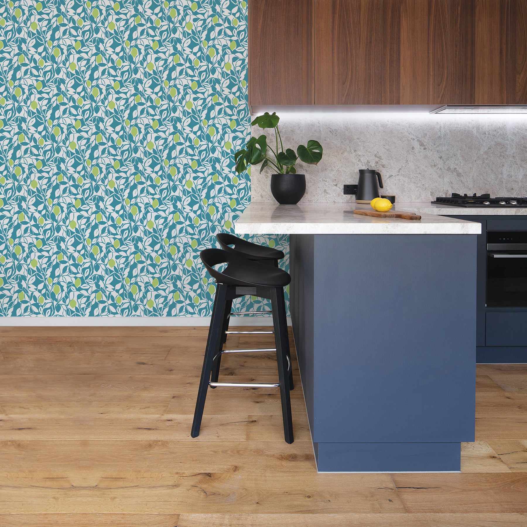 Blue/Loretto Wallpaper Wallpaper A-Street Prints   