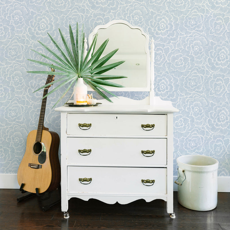 Light Periwinkle Wallpaper Wallpaper A-Street Prints   