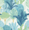 Blue/Ari Wallpaper Wallpaper A-Street Prints Double Roll Teal 