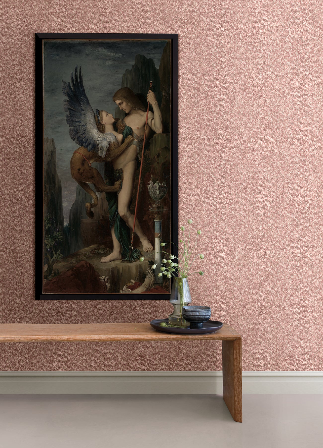Ashbee Light Tweed Wallpaper Wallpaper A-Street Prints   