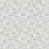 Ting Abstract Woven Wallpaper Wallpaper A-Street Prints Double Roll Grey 