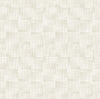 Ting Abstract Woven Wallpaper Wallpaper A-Street Prints Double Roll Cream 
