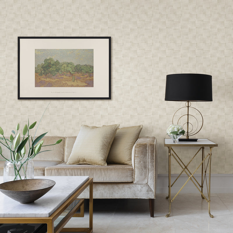 Ting Abstract Woven Wallpaper Wallpaper A-Street Prints   