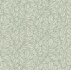 Coraline Leaf Wallpaper Wallpaper A-Street Prints Double Roll Green 
