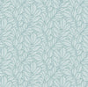 Coraline Leaf Wallpaper Wallpaper A-Street Prints Double Roll Teal 