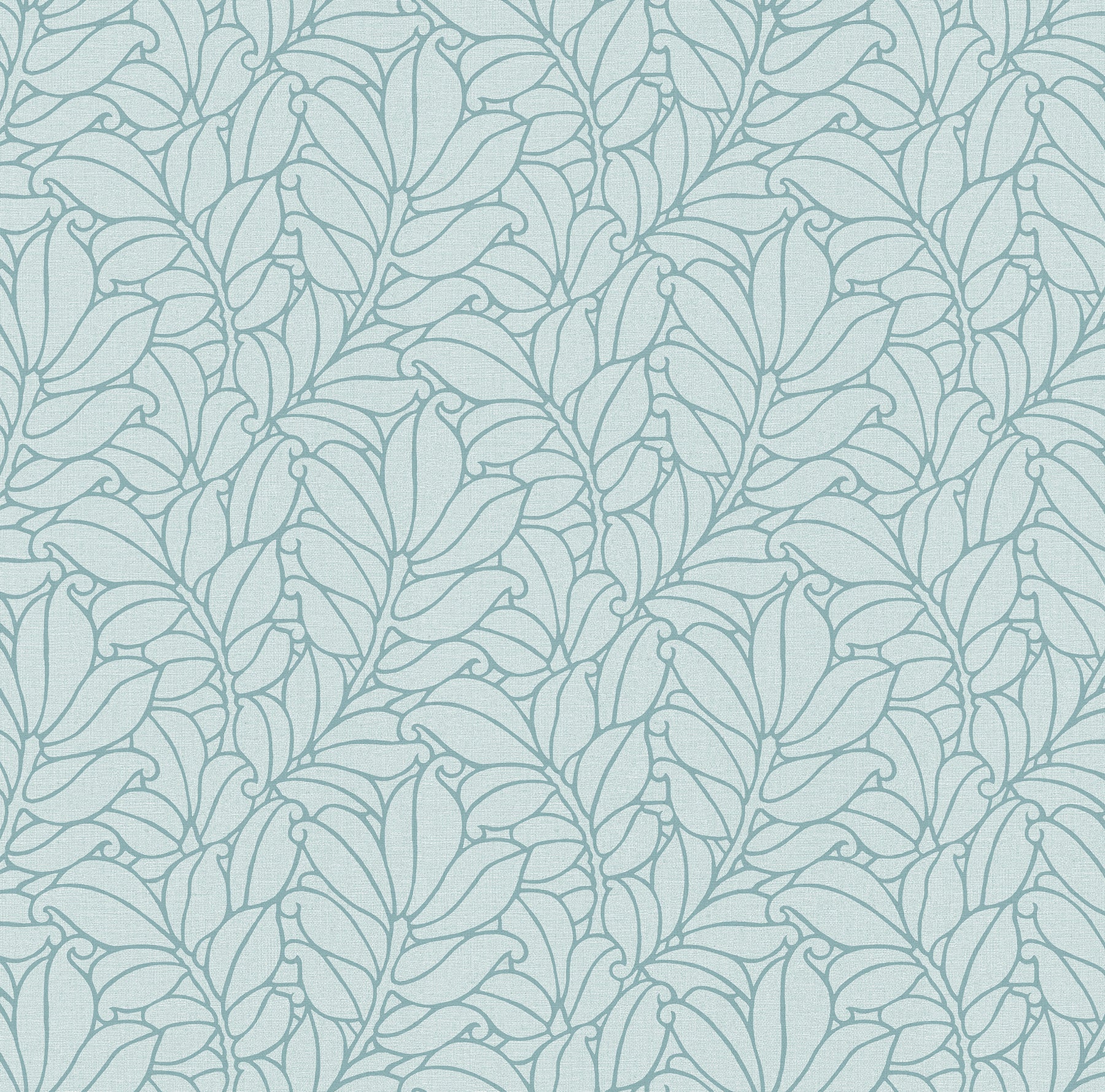 Coraline Leaf Wallpaper Wallpaper A-Street Prints Double Roll Teal 