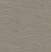 Leith Zen Waves Wallpaper Wallpaper A-Street Prints Double Roll Grey 