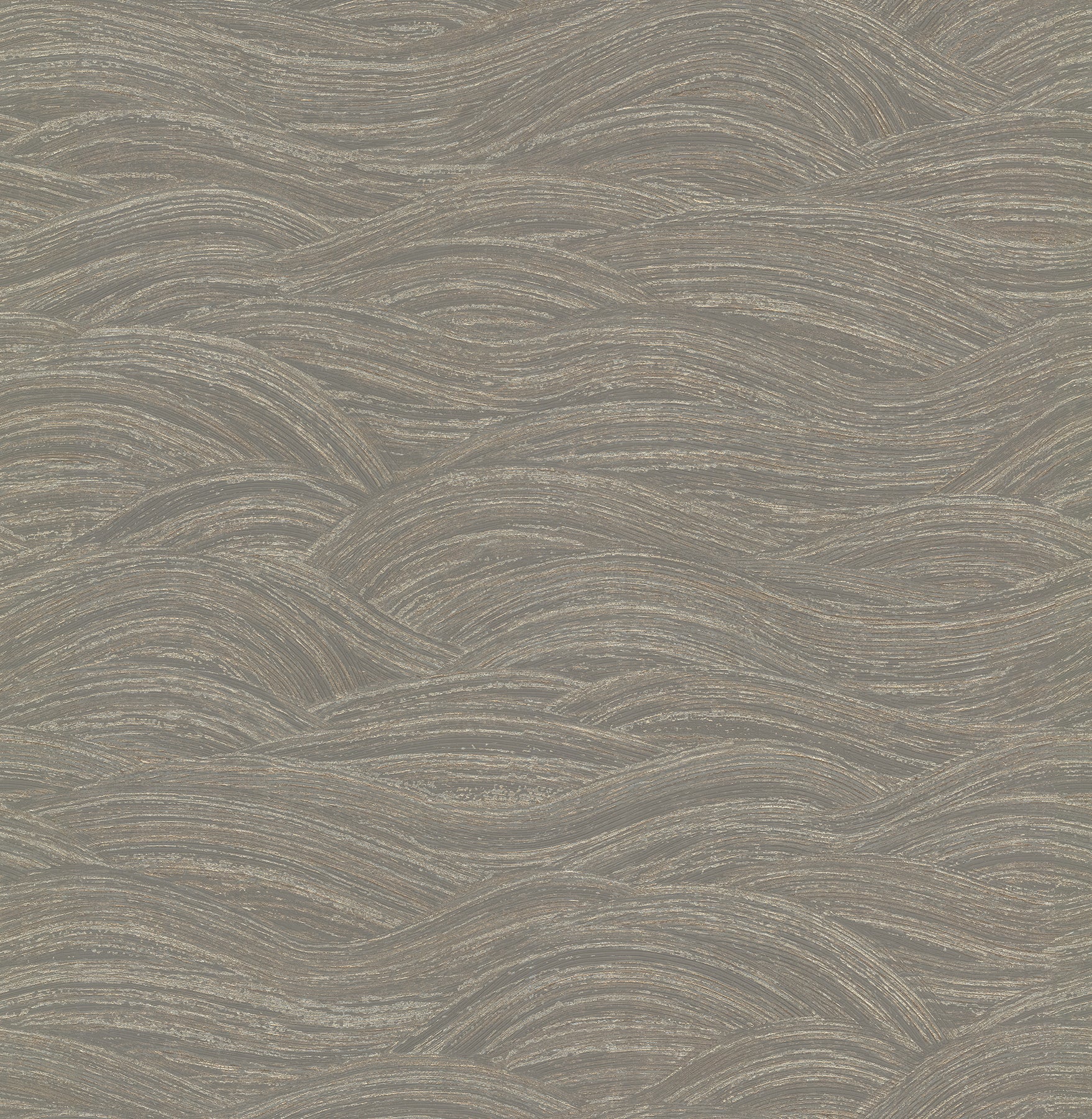 Leith Zen Waves Wallpaper Wallpaper A-Street Prints Double Roll Grey 