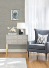 Liaohe Raffia Grasscloth Wallpaper Wallpaper A-Street Prints   