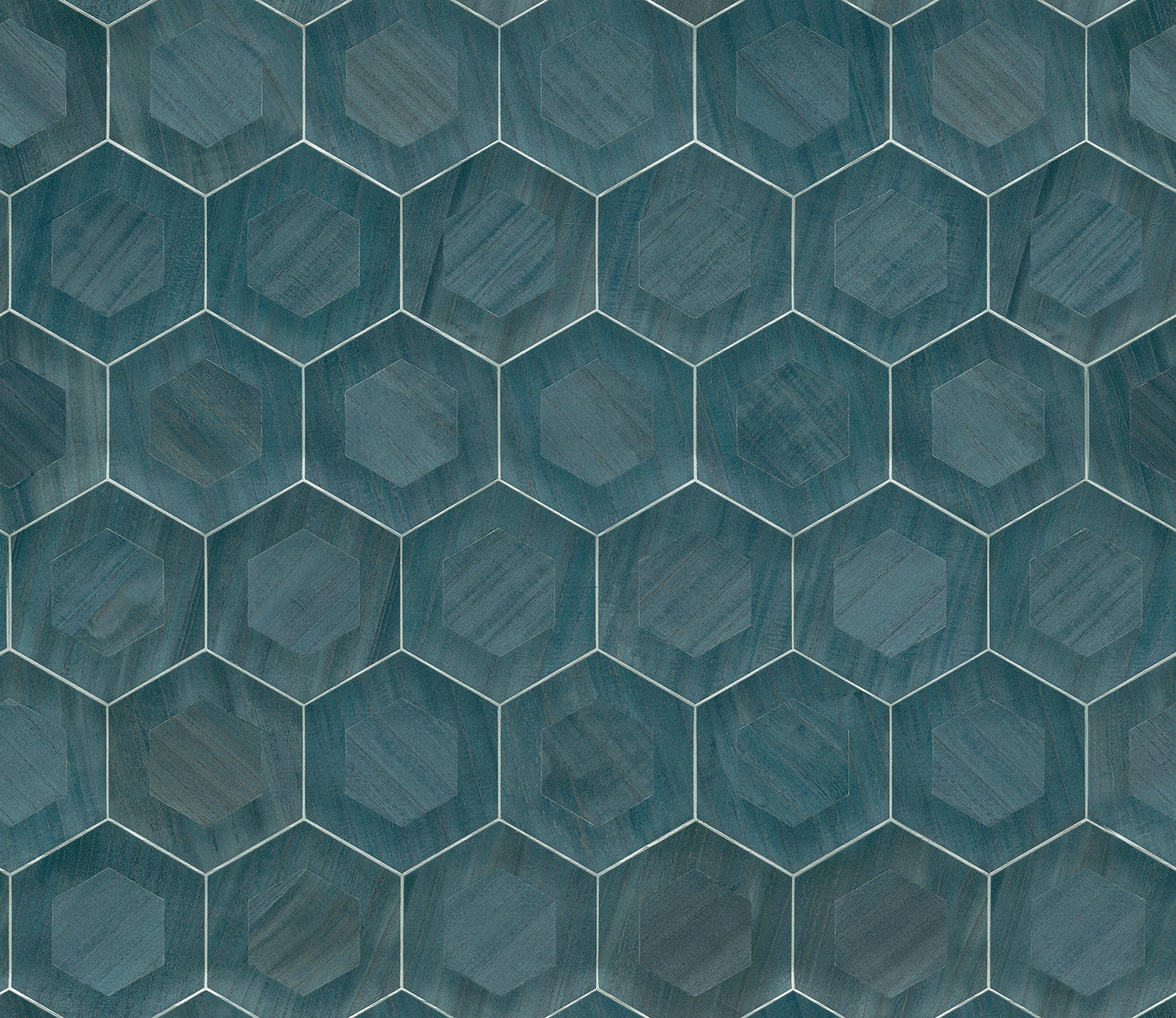 Shunan Wood Veneer Inlay Wallpaper Wallpaper A-Street Prints Double Roll Blue 