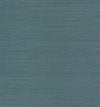 Aiko Sisal Grasscloth Wallpaper Wallpaper A-Street Prints Double Roll Blue 