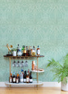 Maris Flock Damask Wallpaper Wallpaper A-Street Prints   
