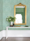 Maris Flock Damask Wallpaper Wallpaper A-Street Prints   