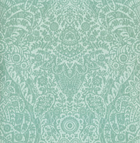 Maris Flock Damask Wallpaper Wallpaper A-Street Prints Double Roll Mint 
