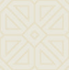 Voltaire Beaded Geometric Wallpaper Wallpaper A-Street Prints Double Roll Gold 