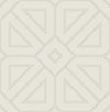 Voltaire Beaded Geometric Wallpaper Wallpaper A-Street Prints Double Roll Grey 