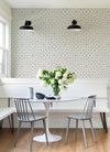 Voltaire Beaded Geometric Wallpaper Wallpaper A-Street Prints   