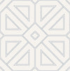 Voltaire Beaded Geometric Wallpaper Wallpaper A-Street Prints Double Roll Indigo 