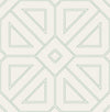 Voltaire Beaded Geometric Wallpaper Wallpaper A-Street Prints Double Roll Green 