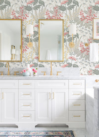 Brie Dark Forest Flowers Wallpaper Wallpaper A-Street Prints   