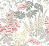 Brie Dark Forest Flowers Wallpaper Wallpaper A-Street Prints Double Roll Pink 